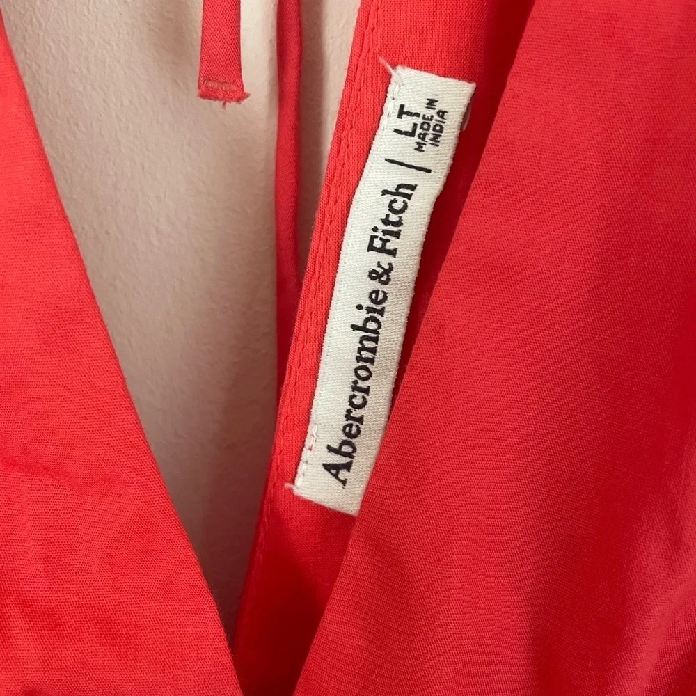 Abercrombie and Fitch Smocked Waist Tiered Midi / Maxi Dress Size LT
